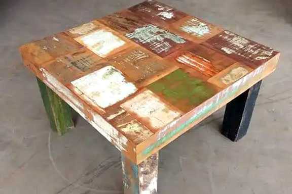 Mesa de centro Patchwork color