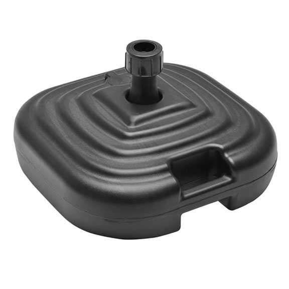 Base plástica para Ombrelone cor preta