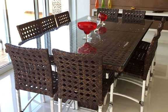 Conjunto de Mesa Retangular